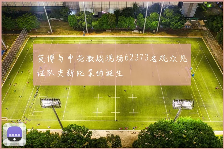 英博与申花激战现场62373名观众见证队史新纪录的诞生